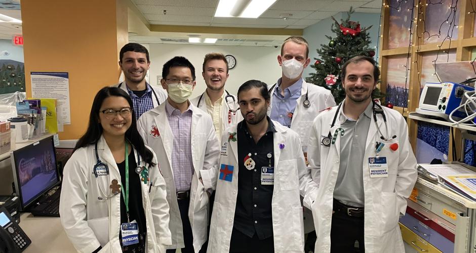 Residents with Dr Nguyen