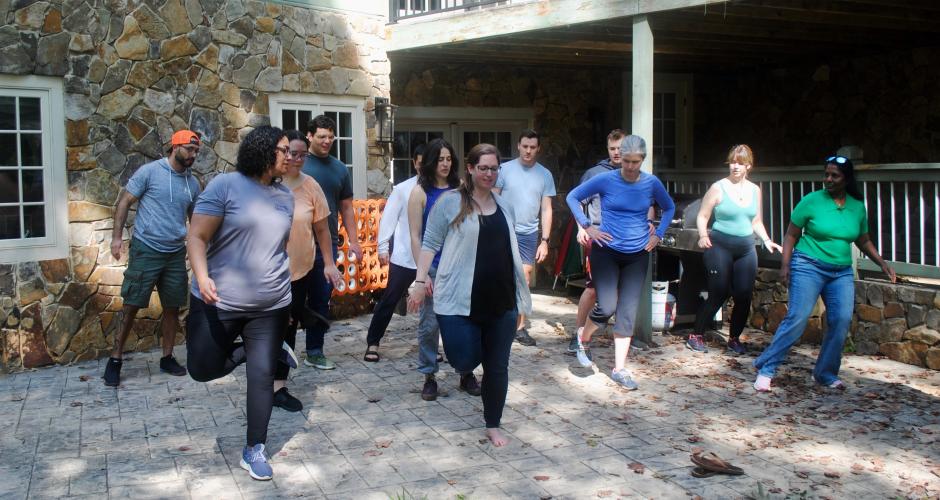 Fall Retreat Dance Off