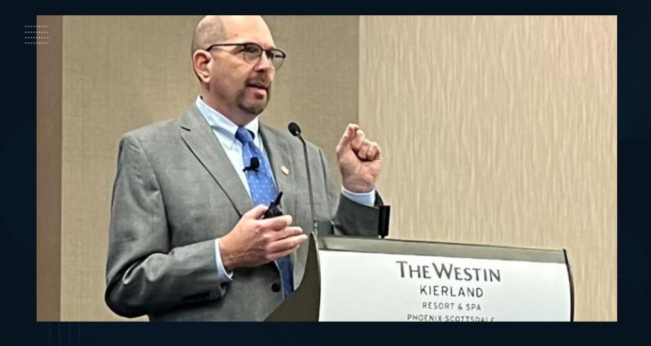 Dr. Arthur Ollendorff speaking nationally at the APGO conference