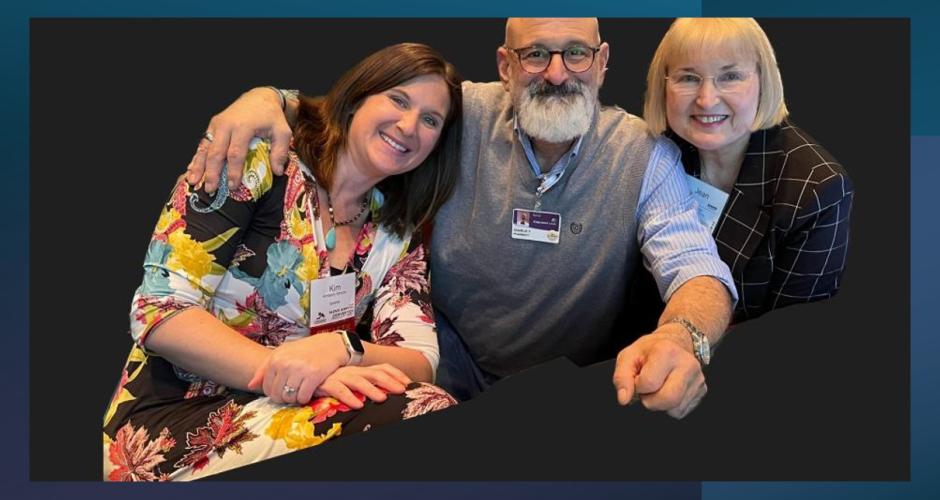 Dr. Simcox and Charlie Tarasidis