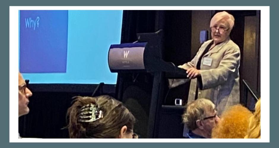 Dr. Wells speaks at the international Women and Addiction Conference