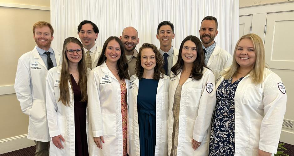 Graduates in White Coats