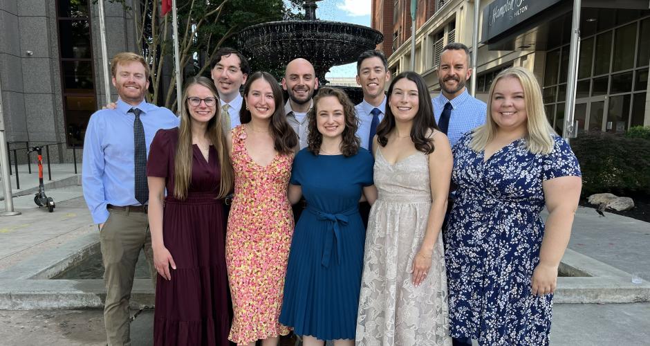 Graduates in Downtown Roanoke