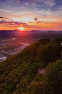 Roanoke Star at Sunset